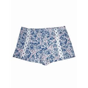 Lilly Pulitzer Little Liza Indigo Star Crush Shorts Girls Size 12 Starfish